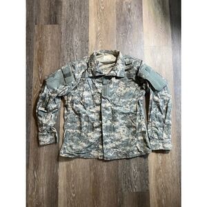 US Military ACU Digital Camo Combat Jacket Small Regular Grey Green UCP Coat